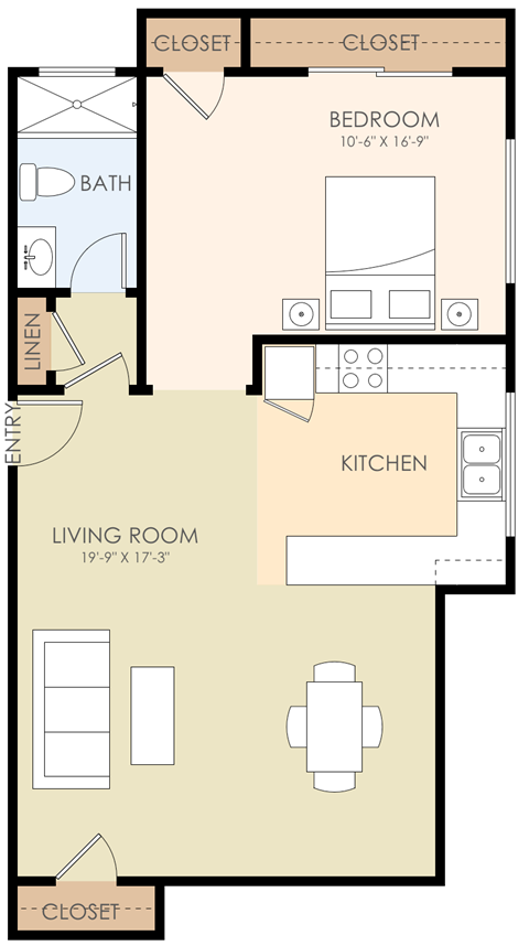 565 Willow Road Studio-2 Beds Apartment for Rent - Photo Gallery 16